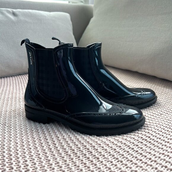 Matt & Nat Denver Rain Boots, Black, 8 - Picture 3 of 3